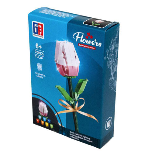 Picture of FLOWER BLOCKS LIGHT UP - TULIP 70 PCS